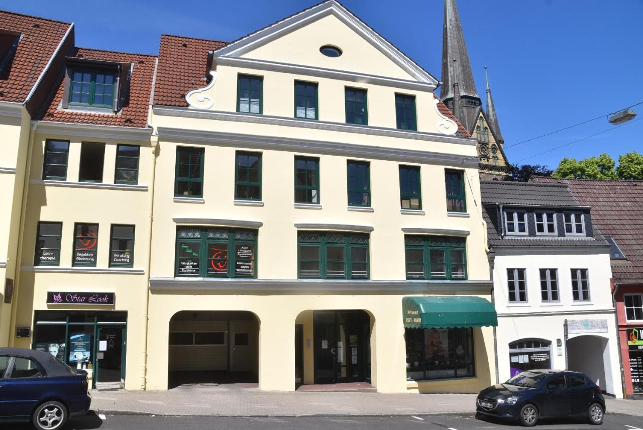 Fewo1846 - Atrium - Luxurioese Wohnung Mit 3 Schlafzimmern Und Balkon Im Stadtzentrum Flensburgo Exterior foto